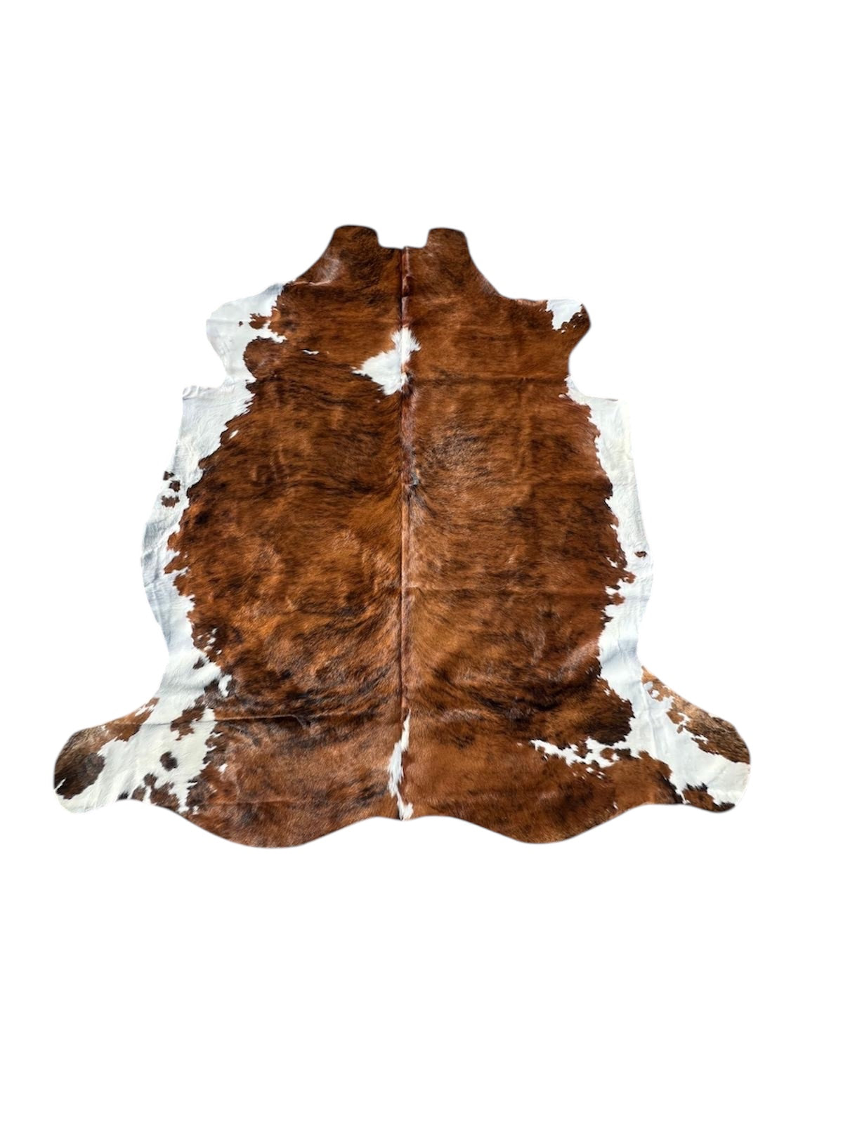 Alfombra de Piel Auténtica de Vaca Brindle XL