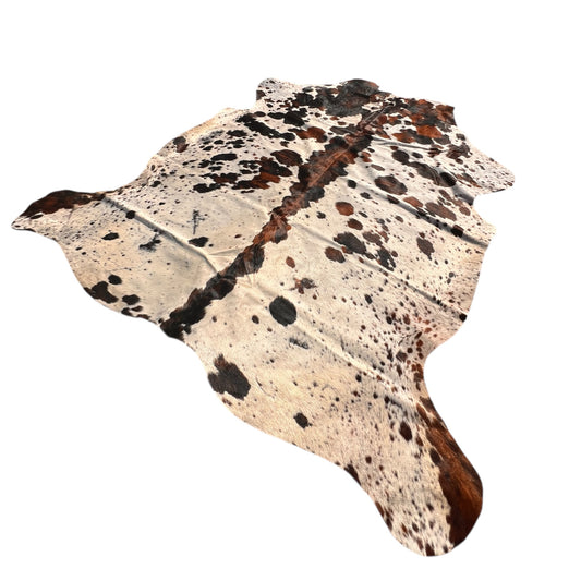 Tapis exotique en peau de vache véritable XL