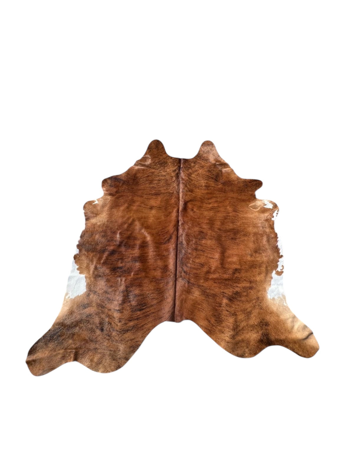 Alfombra de Piel Auténtica de Vaca Brindle XL