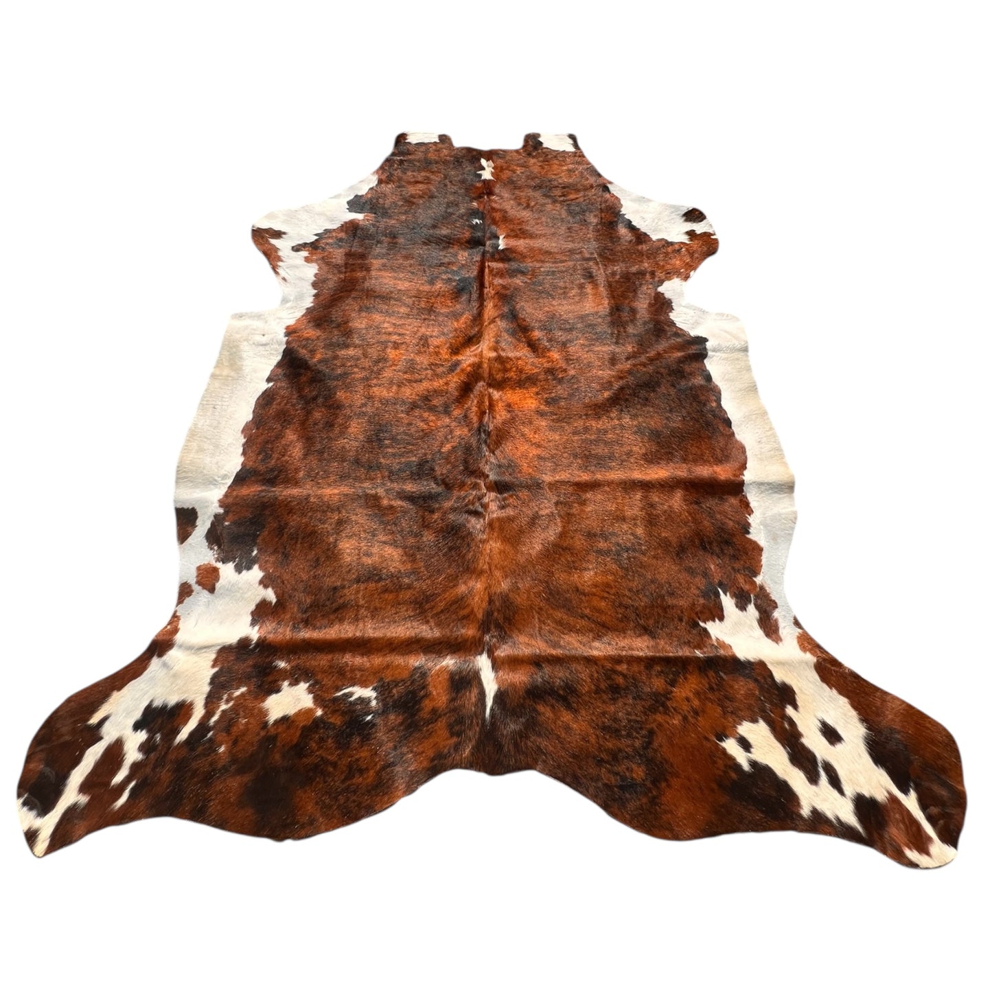 Brindle gestreifte echte Kuhfellteppich XL