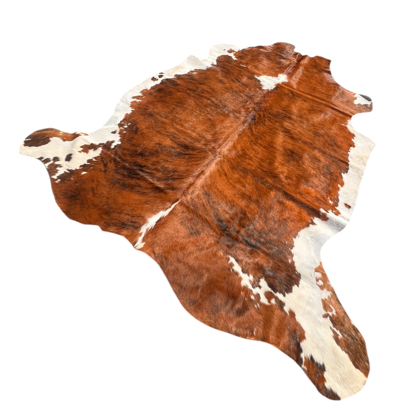 Brindle gestreifte echte Kuhfellteppich XL