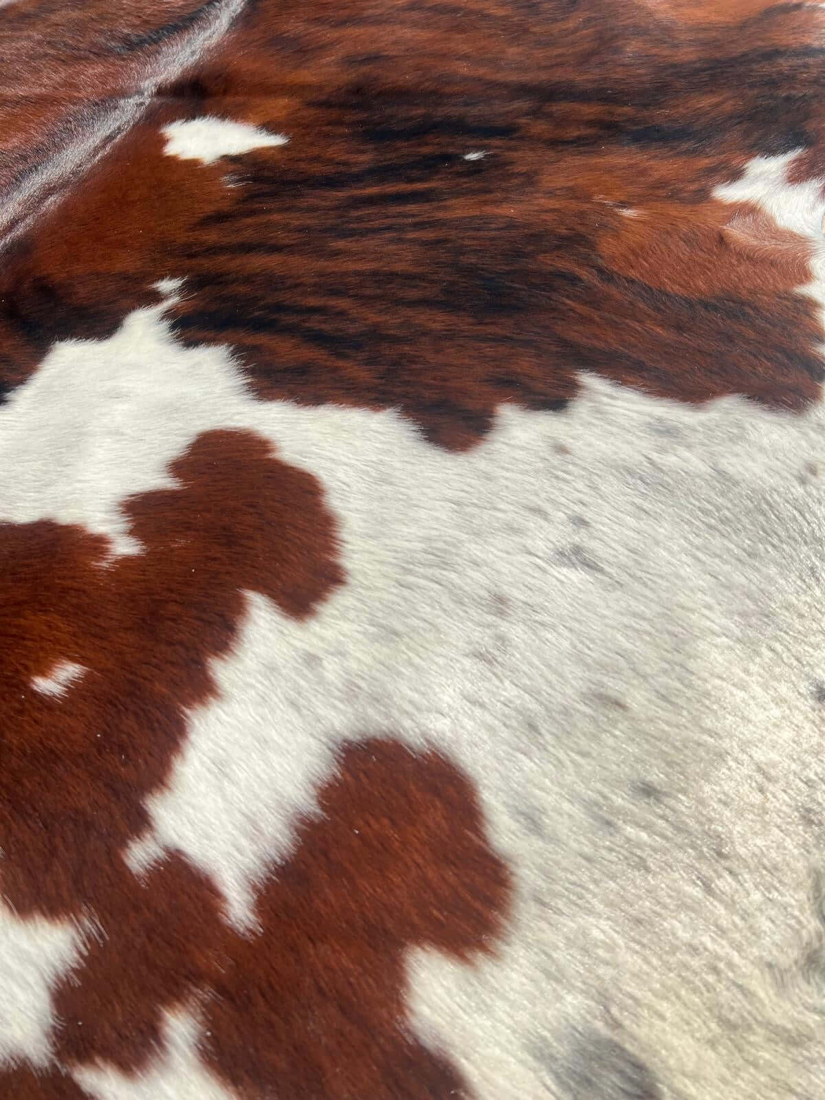 Brindle gestreifte echte Kuhfellteppich XL