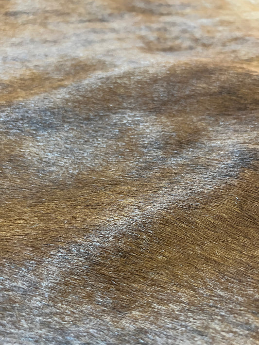 Brown fur rug