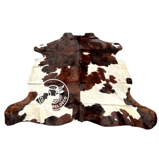 Brindle gestreifte echte Kuhfellteppich XL