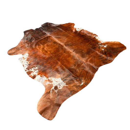 Brindle gestreifte echte Kuhfellteppich XL