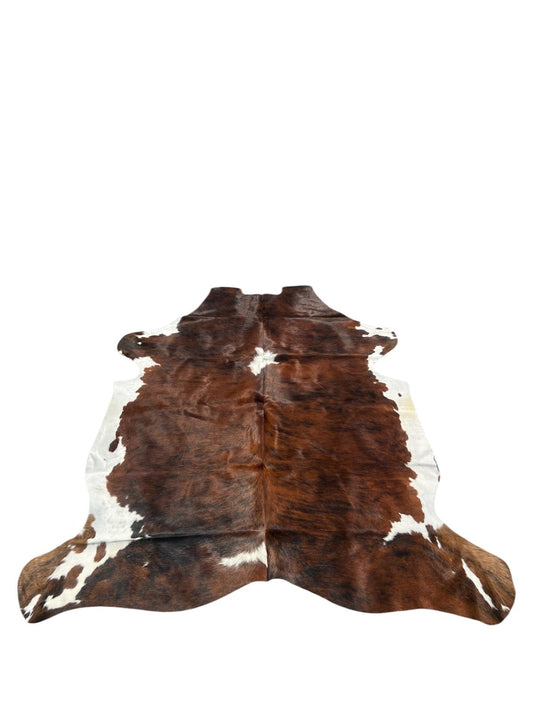 Brindle gestreifte echte Kuhfellteppich XL